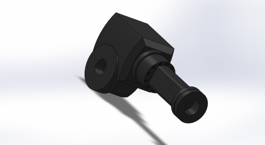 简易机械臂3D数模图纸 Solidworks设计缩略图